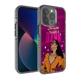 DailyObjects Multi-Coloured Glam No Damn Printed iPhone 13 Pro Max Phone Case-14