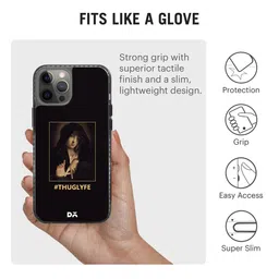 DailyObjects Black Thug Lyfe Printed iPhone 12 Pro Max Back Case image 3