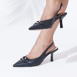 Sherrif Shoes PU Stiletto Mules-19