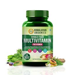 Vlado's Himalayan Organics Whole Food Multivitamin for Women,  30 veggie capsule(s)  Natural -10