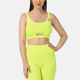 Aesthetic Bodies Women Neon Green Solid Sculpt Rib Biker Co Ords-image-58