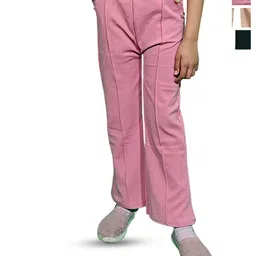 BAESD Girls Pack Of 3 Pin Tuck Detail Regular Fit Track Pants-image-16
