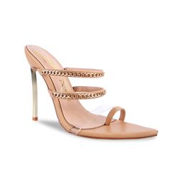 London Rag Beige Party Stiletto Heels-18