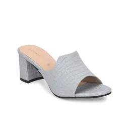 CLOG LONDON Textured Open Toe Heels image 5