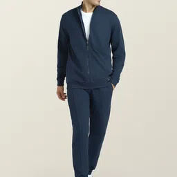 XYXX Cruze Blue Zip-Up Jacket and Joggers Combo Set-picture-58