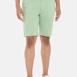 BYFORD by Pantaloons Men Green Slim Fit Low-Rise Chino Shorts-image-35