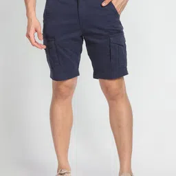 Flying Machine Men Mi-Rise Slim Fit Cargo Shorts-51