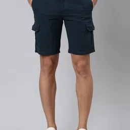 Chennis Men Slim Fit Cotton Cargo Shorts-picture-8