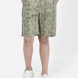 Crimsoune Club Boys Conversational Printed Mid-Rise Pure Cotton Regular Shorts-15