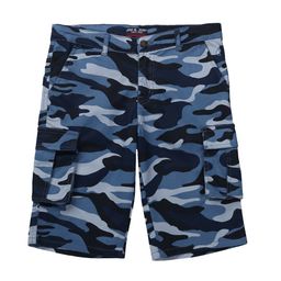 Gini and Jony Boys Camouflage Printed Cotton Cargo Shorts-image-10