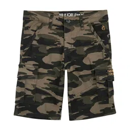 Gini and Jony Boys Camouflage Printed Cotton Cargo Shorts-picture-22