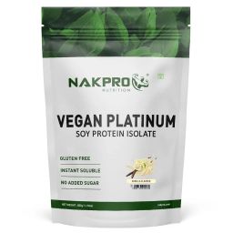 Nakpro Vegan Platinum Soy Protein Isolate,  1.1 lb  Vanilla -image-28