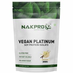 Nakpro Vegan Platinum Soy Protein Isolate,  2.2 lb  Vanilla -image-27