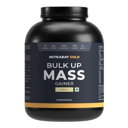 Nutrabay Gold Bulk Up Mass Gainer,  6.6 lb  Vanilla -image-18