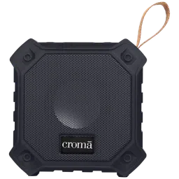 Croma 5W Portable Bluetooth Speaker (IPX7 Waterproof, High Bass, Black)-image-12