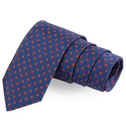 PELUCHE Blue Printed Broad Tie-image-12