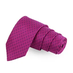 PELUCHE Pink Printed Broad Tie-image-14