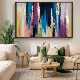artsense Pictorial Type Multicolor Canvas Framed Art Print-picture-3