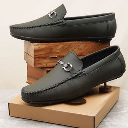 HERE&NOW Men Round Toe Loafers-image-101