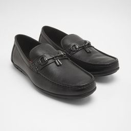 THE BEAR HOUSE Men Embellished Detail Leather Loafers-image-66