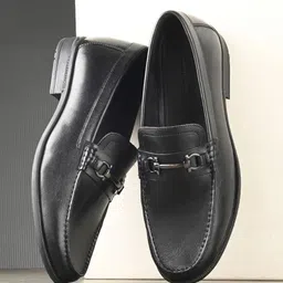 Overdrive Men Leather Formal Loafers-image-93