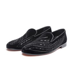 SHUTIQ Men MAZZINI  Embellished Velvet Comfort Insole Mojaris-image-19