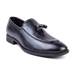 Cliff Fjord Men Textured Tasselled Formal Loafers-image-95