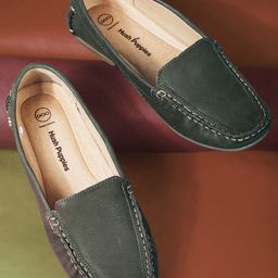 Hush Puppies Women Colourblocked Nubuck Loafers-image-62