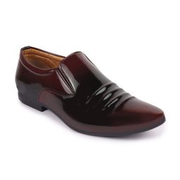 FAUSTO Men Coffee Brown Loafers-image-29