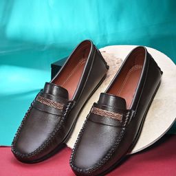 Mast & Harbour Men Round Toe Slip On Loafers-image-28
