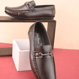 John Karsun Men Brown Loafers-picture-36