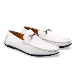 Bxxy Men Embellished Round Toe Horsebit Loafers-image-72