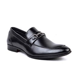 Cliff Fjord Men Round Toe Synthetic Leather Formal Loafers-image-39