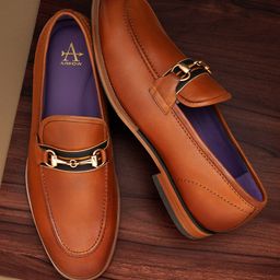 Arrow Men BENILI Leather Formal Horsebit Loafers-image-44