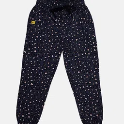 TINY HUG Boys Charcoal & Black Printed Track Pants-image-68
