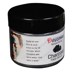 Deyomkar Herbal Charcoal Scrub with Sandal Wood & Lemon Honey Soaps image 4