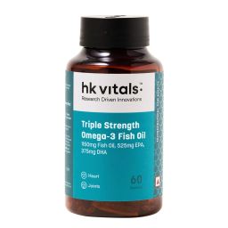 HealthKart HK Vitals Triple Strength Omega-3 Fish Oil 1150 mg,  60 capsules -15
