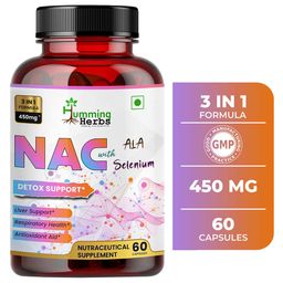 Humming Herbs NAC with ALA & Selenium,  60 capsules -32