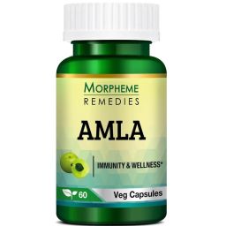 Morpheme Remedies Amla (500 mg),  60 veggie capsule(s) -image-79