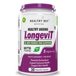 HealthyHey Nutrition LongeviT,  30 veggie capsule(s) -0