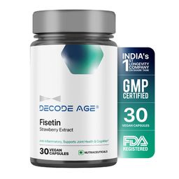 Decode Age Fisetin Strawberry Extract, 30 veggie capsule(s)-15