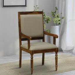 amberville from pepperfry Warren Sheesham Wood Arm Chair In Provincial Teak Finish-picture-28