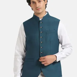 Blackberrys  Woven Design Slim-Fit Nehru Jacket-picture-19
