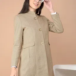 Crimsoune Club Mandarin Collar Longline Overcoat-13