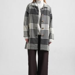 ONLY Onlwelma LS Checked Longline Overcoat-image-35