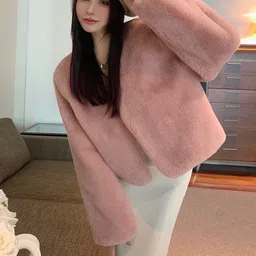 JC Mode Self Design Front Open Sweater image 1