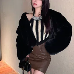 JC Mode Knitted Front Open Sweater image 2