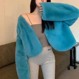 JC Mode Self Design Front Open Sweater image 2