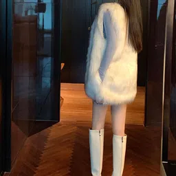 JC Mode Self Design Front Open Sweater image 4
