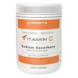 Sharrets Vitamin C Sodium Ascorbate Crystalline Powder,  500 g  Unflavoured -31